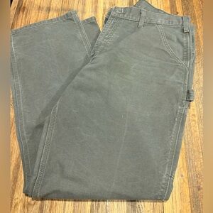 Carhartt Men's Dark Greenish Cargo Pants